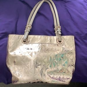 Michael Kors Metalic Jet Set Tote